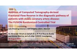 Fusion CT FFR Trial