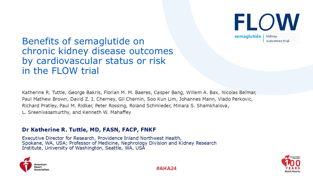 Benefits of Semaglutide on Chronic Kidney Disease Outcomes by Cardiovascular Status or Risk in the FLOW Trial